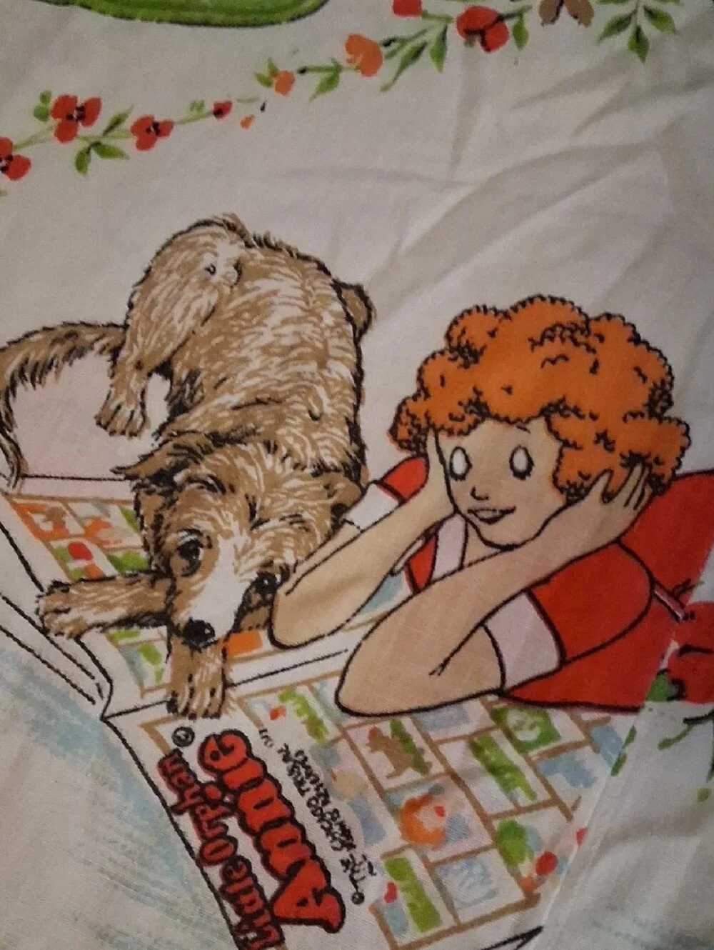 Vintage Little Orphan Annie Full Size Duvet Cover!!! Excluded From Sale
